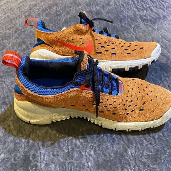 Nike Free Run Trail Dark Russet Blue Nebula Size 7.5 - Picture 8 of 11